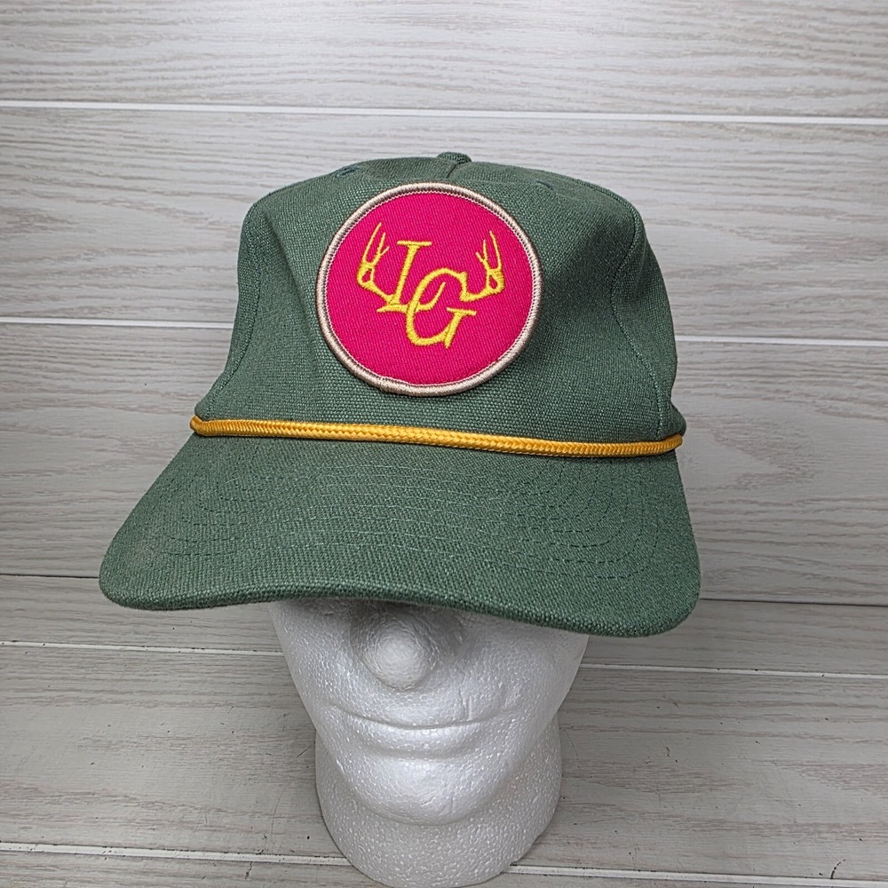 SEAGER Hat Cap "Luke Grimes" Green Snapback Adjustable